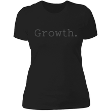 Load image into Gallery viewer, Growth. Boyfriend Tee (gray font)
